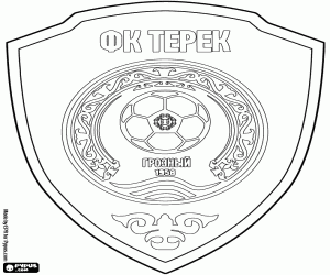 desenho de Logotipo do FK Terek Grozny para colorir
