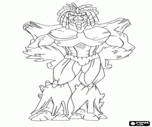 desenho de Lucas, o Senhor da floresta para colorir