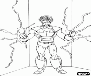 desenho de Líder, o maior inimigo do Incrível Hulk para colorir