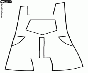 desenho de Macacão do lobo mau para colorir