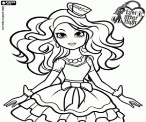 desenho de Madeline Hatter, Ever After High para colorir