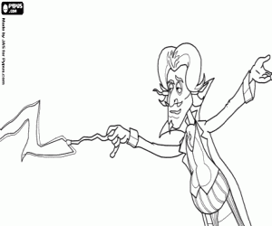 desenho de O magnífico Mordrolf, Muddle Earth para colorir