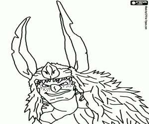 desenho de O malvado Mandrake para colorir