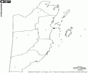 desenho de Mapa de Belize para colorir