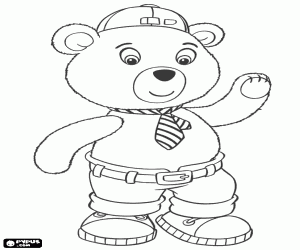desenho de Master Tubby Bear de Noddy para colorir