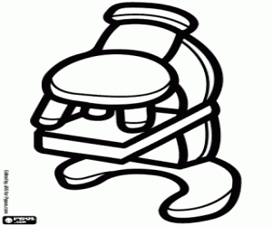 desenho de Um microscópio no laboratório para colorir