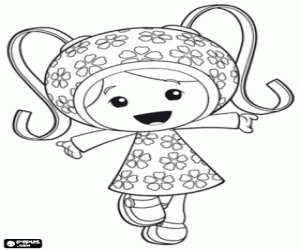 desenho de Milli da Equipa Umizoomi para colorir
