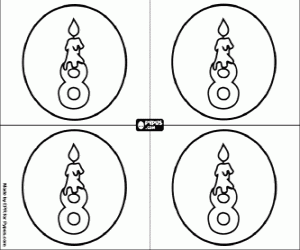 desenho de Minha festa de oito aniversário para colorir