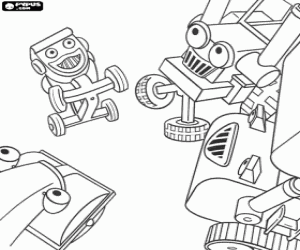 desenho de Máquinas de Bob o Construtor para colorir
