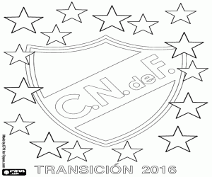 desenho de Nacional, campeão de Transición 2016 para colorir