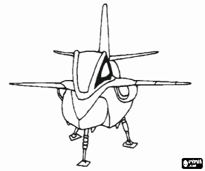 desenho de Nave espacial para colorir
