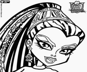 desenho de Nefera de Nile, Monster High para colorir