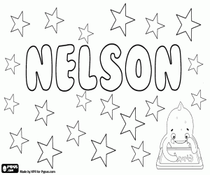 desenho de Nelson, variante do Neil para colorir