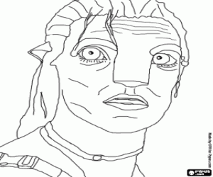 desenho de O Avatar de Jake Sully para colorir
