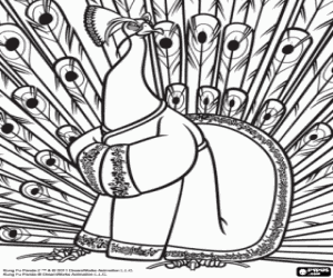 desenho de O malévolo Lorde Shen para colorir