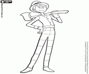 desenho de Once-ler, um jovem lenhador para colorir