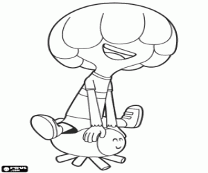desenho de Ongo e um Dodo, Jelly Jamm para colorir