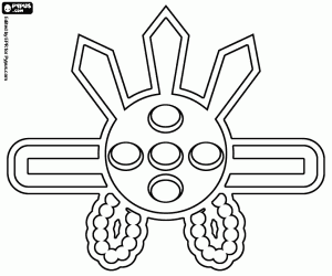 desenho de Ornamento japonês para cabelo para colorir