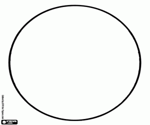 desenho de Ovo de Páscoa personalizável para colorir