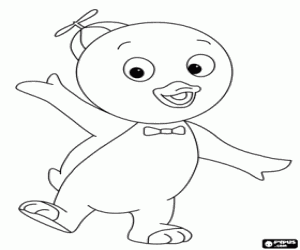 desenho de Pablo dos Backyardigans para colorir