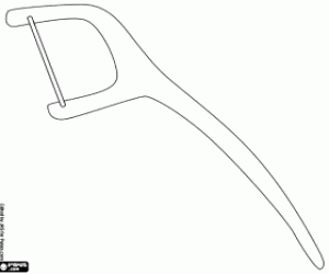 desenho de Um palito de dente para colorir