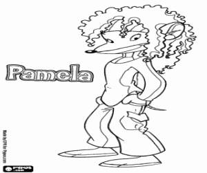 desenho de Pamela do Club de Tea Stilton para colorir
