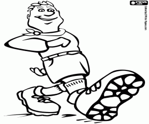 desenho de O passo firme de um aventureiro para colorir