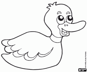 desenho de Pato para colorir