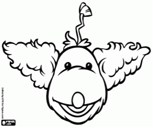 desenho de O penteado de Hubba Hubba para colorir