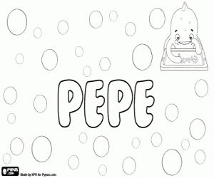 desenho de Pepe, nome espanhol para colorir