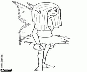 desenho de Pesticide, fada de Muddle Earth para colorir