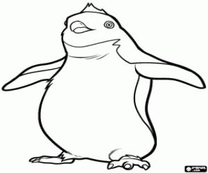 desenho de O pinguim Ramon, Happy Feet para colorir