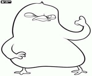 desenho de O pintinho Carlos de Hop para colorir