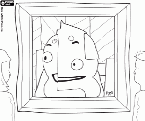 desenho de Uma pintura abstrata de Pypus para colorir