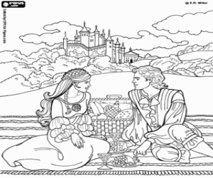 desenho de O piquenique da princesa Leonora para colorir