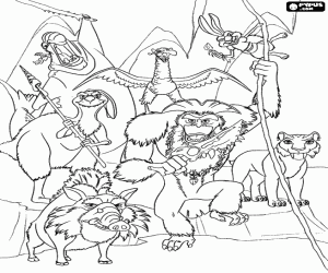 desenho de Os piratas da idade do gelo 4 para colorir