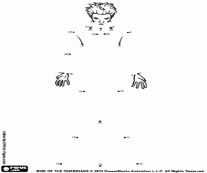 desenho de Pitch, desenho para ligar os pontos para colorir