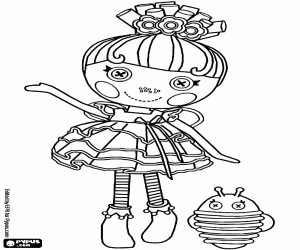 desenho de Pix E. Flutters por Lalaloopsy para colorir