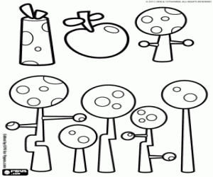 desenho de O planeta musical Jammbo para colorir