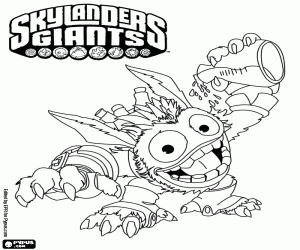 desenho de Pop Fizz, Skylander da Magia para colorir