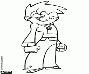 desenho de Raimundo, o Xiaolin brasileiro para colorir