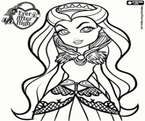 desenho de Raven Queen, Ever After High para colorir