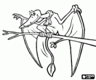 Pterodátilo em um galho