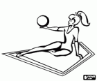 Ginástica rítmica - Exercício com bola
