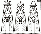 Os três Reis Magos chegaram do Oriente com presentes para comemorar o nascimento do menino Jesus