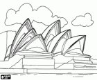 A Ópera de Sydney, na Austrália, delo arquiteto dinamarquês Jørn Utzon
