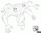 Cuatro Braços ou Fourarms, outro dos 10 aliens originais Omnitrix Ben