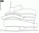 Museu Guggenheim, dedicada à arte moderna, projetada pelo arquiteto Frank Lloyd Wright, em Nova Iorque