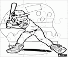 Puzzle de Basebol ou beisebol - Batedor pronto