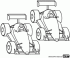 F1 carros no grid